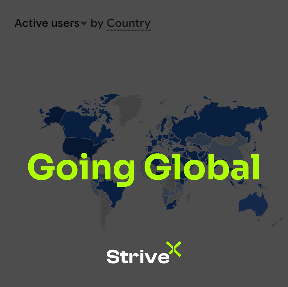 strivex_app's tweet image. StriveX is going global

More users from different countries are joining every day, turning movement into rewards. 

The StriveX community is growing worldwide – are you in?