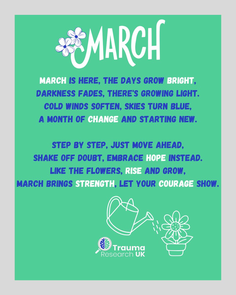 Welcoming March with open arms. Excited to see what this new month brings 💙💚