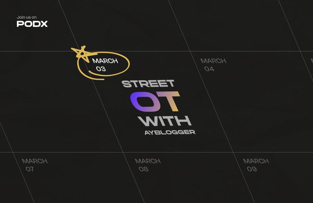 podx_fun's tweet image. Lights, camera, PodX! 🎬

The first movie to premiere onchain drops March 3rd by 6PM WAT on PodX! Get ready for an unforgettable experience with @Ayblogger01 🚀

Fore enquires reach out to @Ayblogger01 for ticket policy.