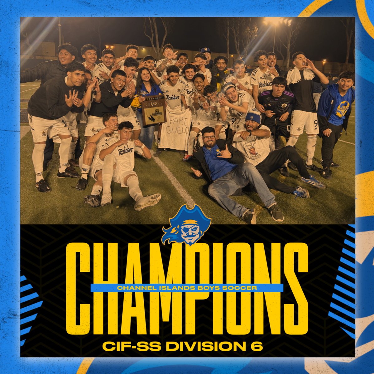 Final Score
Overtime 
⚽️ <a href="/CIFSS/">CIF Southern Section</a> @socaliford Boys
 Soccer Championships ⚽️
Division 6
Channel Islands 
<a href="/CIBoysSoccer/">Channel Islands Boys Soccer</a> 2
St Margaret's 1

<a href="/vcspreps/">VCS Preps</a> <a href="/vcsjoecurley/">Joe Curley</a> <a href="/VCSDominic/">Dominic Massimino</a> <a href="/DerryEads/">Derry Eads</a> <a href="/pollonpreps/">Jack Pollon</a> <a href="/latsondheimer/">eric sondheimer</a> <a href="/Tarek_Fattal/">Tarek Fattal</a> <a href="/OxnardUnion/">OxnardUnion</a> <a href="/RJuarez414/">R</a>