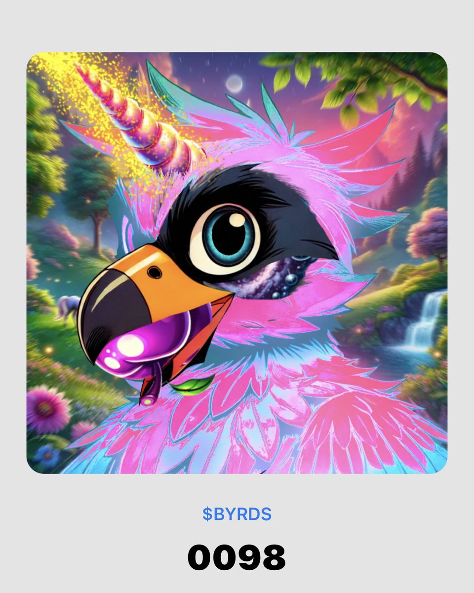 $LuXeRP / $LOX backed by my IRL Wrap Shop and Film Company, and $BYRDS which minted NFT’s out in under 24 hours and we just announced our breeding ecosystem! Have you picked up either? #BYB breed your $BYRD

firstledger.net/token/rH66vmsD…

firstledger.net/token/rPYngBK8…