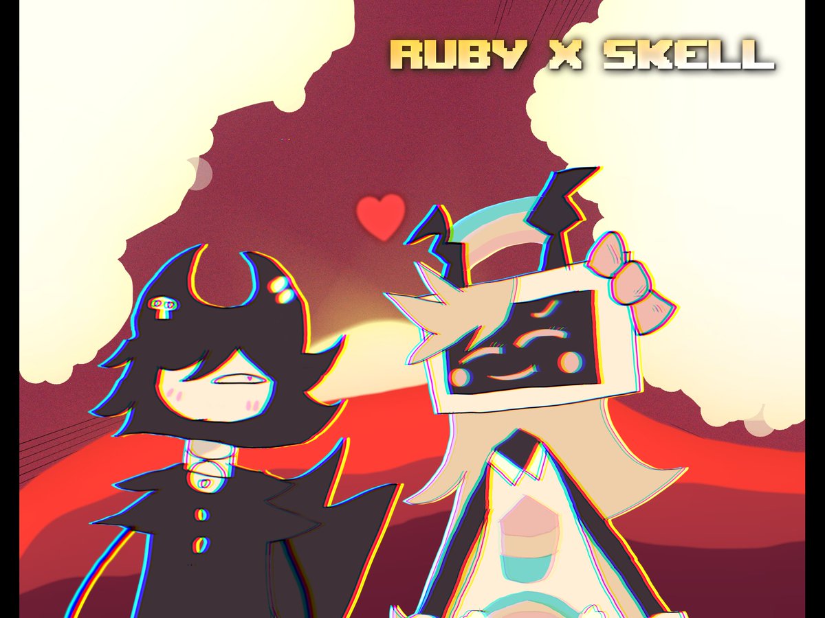 sddwerd's tweet image. 죄송합니다. 망작이에요.
&quot;Ruby X Skell&quot;

#Fpe
#Fundamentalpapereducation
#Rubyfpe
#Skellfpe
