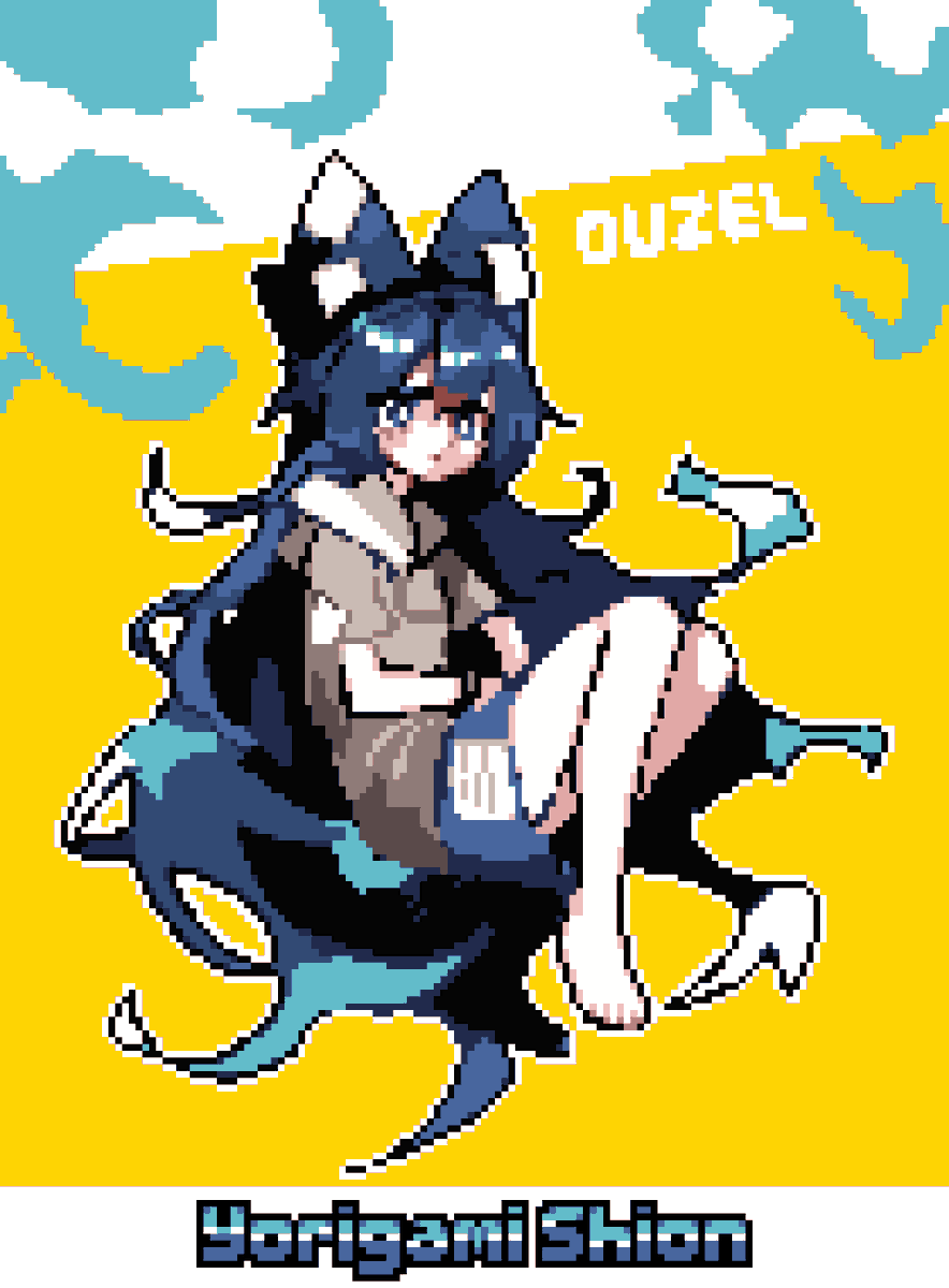 依神紫苑
#東方Project #像素画 #ドット絵 #pixelart