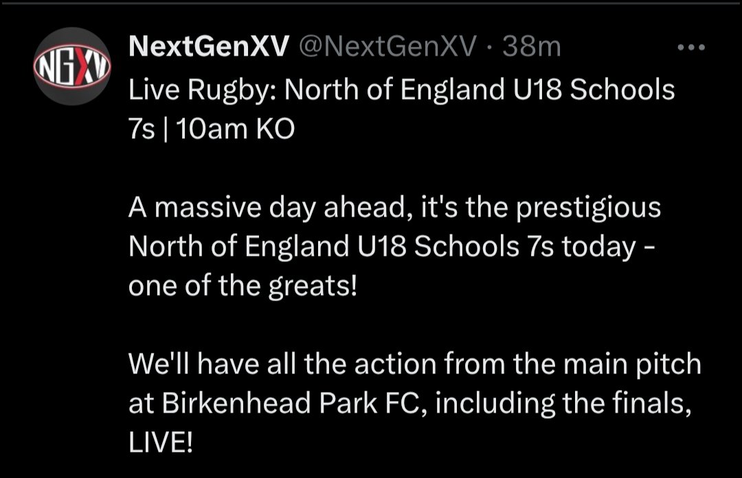 Good luck to the Hymers College team playing in this prestigious competition today.