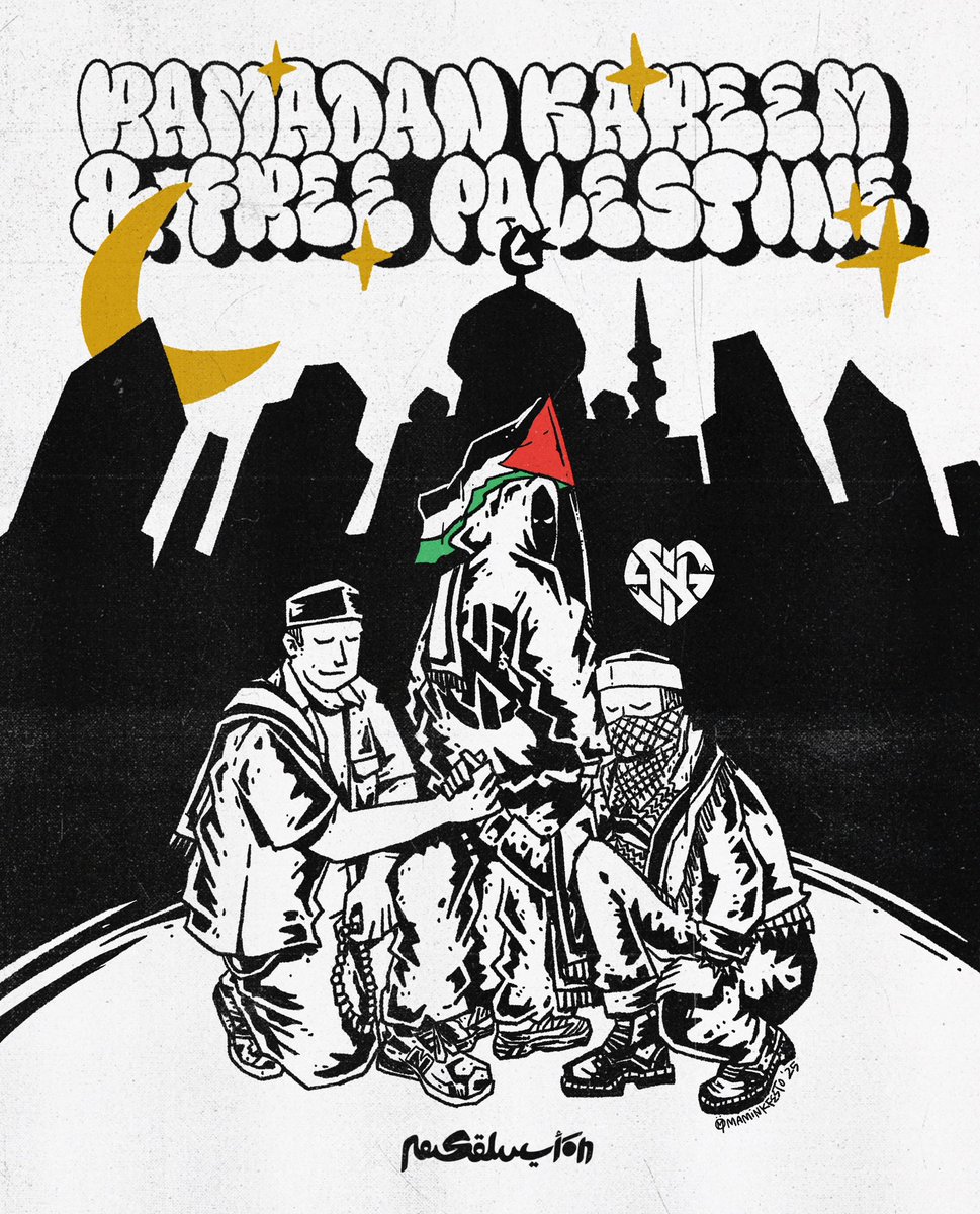 Ramadan Kareem from the river to the sea 🙏🏻🕊️🌙