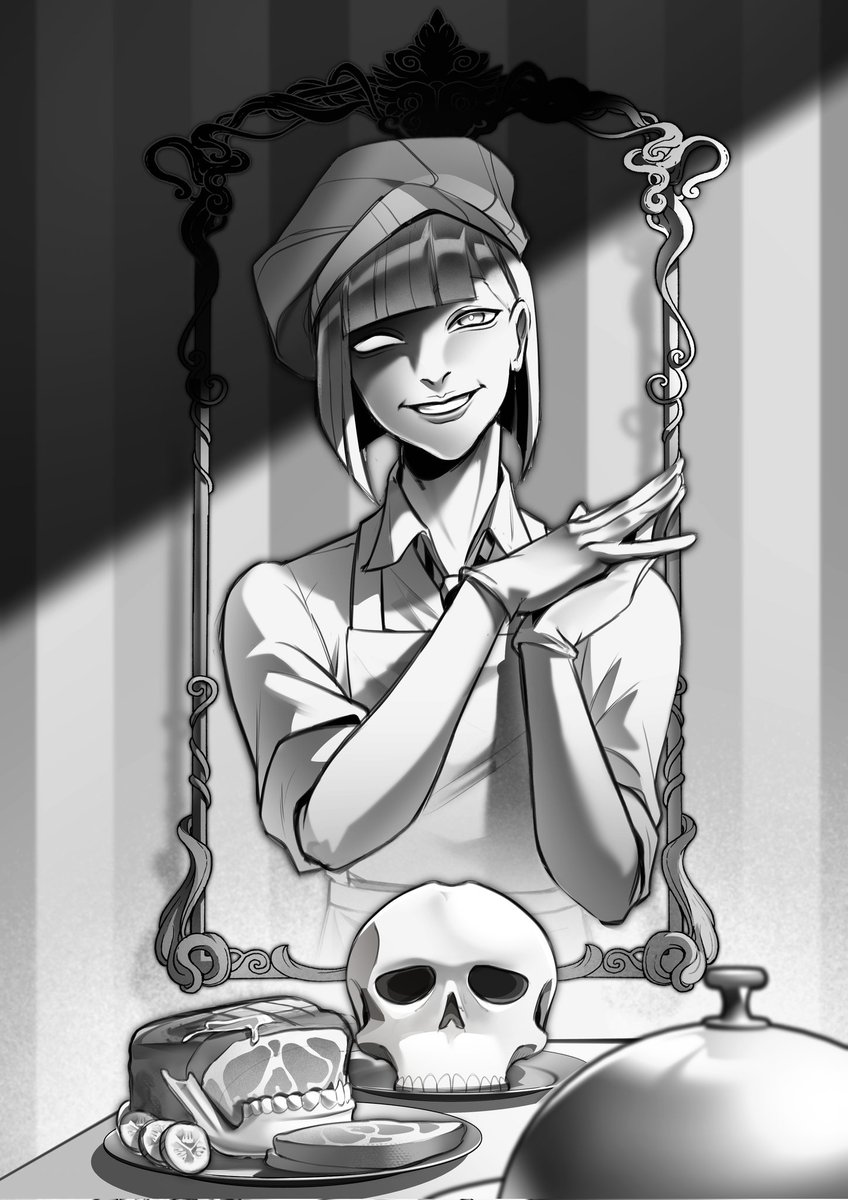 🥩{Night Terrors}🍴

My piece for the <a href="/TwstHorrorZine/">Night Terrors: Complete! $400 donated, Thank you!</a>  alongside the awesome @/yanyan_eggs on AO3!

I've never done horror before, so this was a new experience for me, but it was a blast and ty too for the wonderful Mods as well!🖤