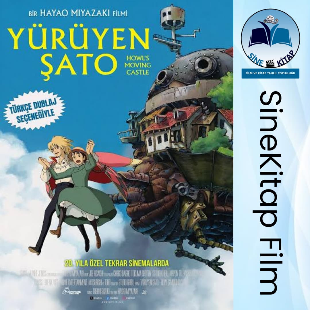 22. 02.2025 tarihinde
Hayao Miyazaki'nin yönetmenliğini yaptığı (2003) En İyi Animasyon Oscar'ını kazanan , (2007) Nebula En İyi Senaryo Ödülü'nü kazanan "Yürüyen Şato" filmini SineKitap ailesi olarak izleyip analizini gerçekleştirdik.
 
 #yürüyenşato