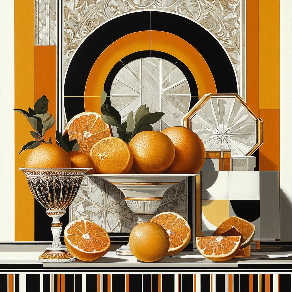 FOulhiou's tweet photo. #Promptshare

🖊️[SUBJECT], rendered in a sophisticated Art Deco style with structured symmetry and refined geometric patterns. The composition is bold and graphic, emphasizing sleek, ornamental details and high-contrast interplay of colors. The palette consists of Imperial Yellow (#FFE436), Zinc White (#F6FEFE), Dark Orange (#FF8C00), and Aniline Black (#120D16), enhancing the luxurious and stylized aesthetic. --s 850

Test it, let your imagination flow and share your creations with #cp023