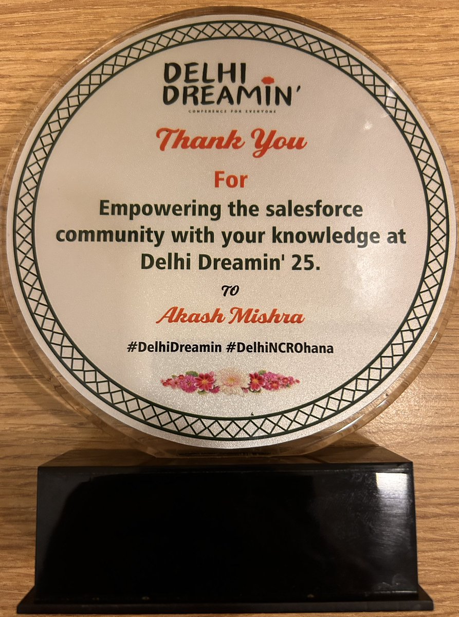 Akash Mishra (He/Him) (@akash_sfdc) on Twitter photo Thanks <a href="/delhidreamin/">Delhi Dreamin'</a> <a href="/saagarkinja/">Saagar Kinja #DelhiDreamin</a> <a href="/saraswatvishal3/">Vishal Saraswat #DelhiDreamin</a> for an amazing inaugural event, #Kudos to them for an unforgettable day ๐
Thanks to the #DelhiDreamin team for the opportunity to share with the #TrailblazerCommunity #Salesforce about โEmpowering Nonprofits with Agentforceโ Thanks <a href="/delhidreamin/">Delhi Dreamin'</a> <a href="/saagarkinja/">Saagar Kinja #DelhiDreamin</a> <a href="/saraswatvishal3/">Vishal Saraswat #DelhiDreamin</a> for an amazing inaugural event, #Kudos to them for an unforgettable day ๐
Thanks to the #DelhiDreamin team for the opportunity to share with the #TrailblazerCommunity #Salesforce about โEmpowering Nonprofits with Agentforceโ