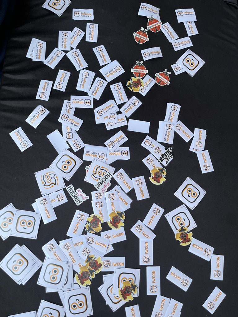 We left some cool <a href="/IWcon_/">IWCON - The Infosec Writeups' Security Conference</a> and IW stickers at the <a href="/nullcon/">NULLCON</a> registration desk.

Go collect them before they’re gone☺️🤞