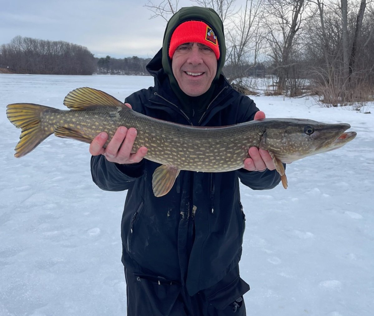 The Iceholes had another successful day today.  With plenty of ice around the ice fishing season rolls into March!
