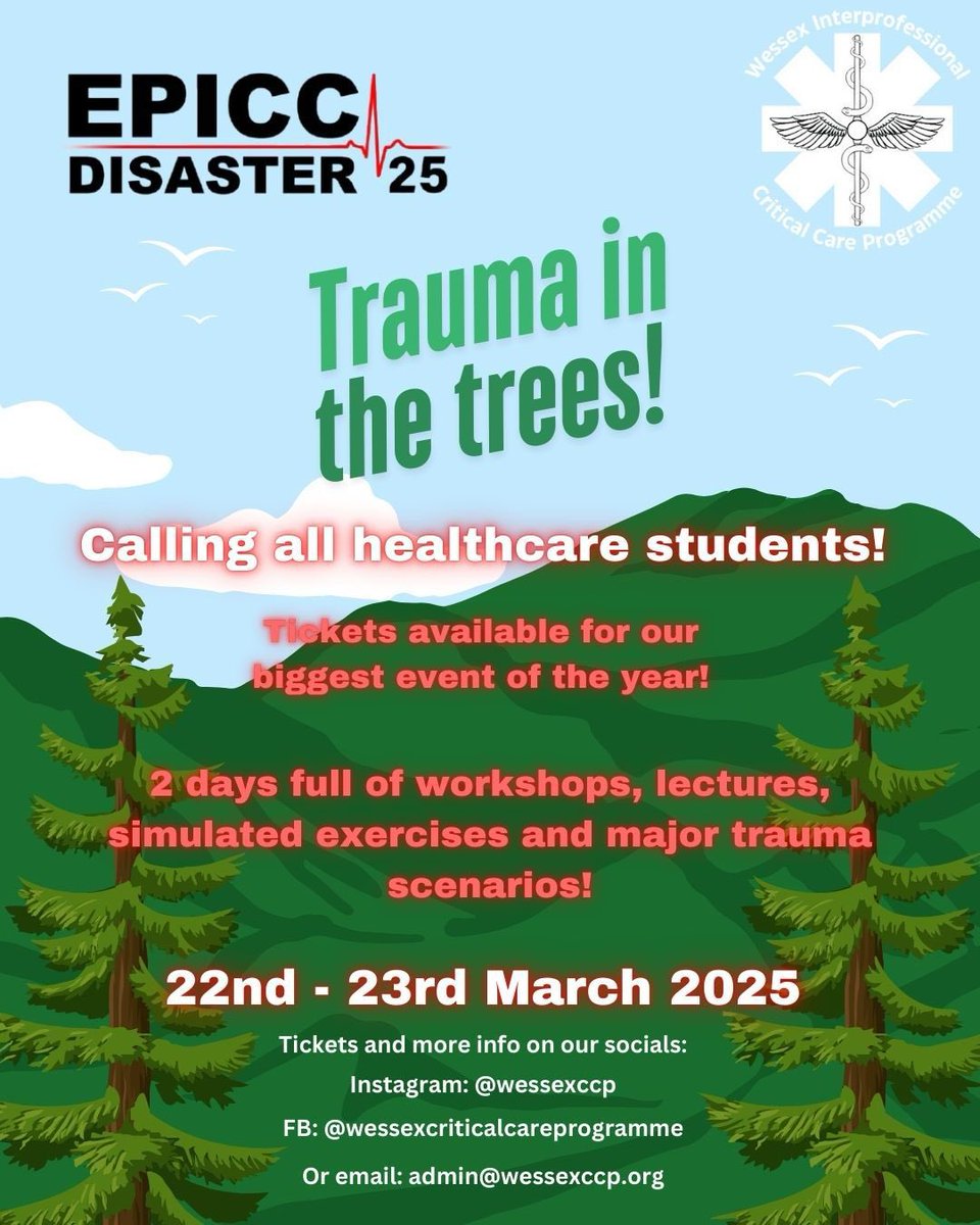 Not long to go until EPICC Disasters 2025!
Get your tickets ASAP before they are all gone🔥