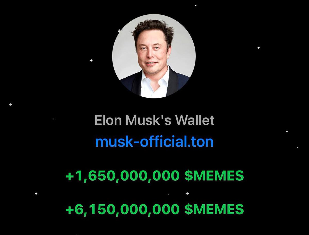 🐶 Donations to Elon Musk have reached 7.8B. 
We are now closing the option to transfer $MEMES to him. 🫴
Thank you to everyone who believes in Elon, Memeland, and $MEMES. 🙏
This spring, everyone will discover which Telegram airdrop has turned out to be the best! 🏆
See you