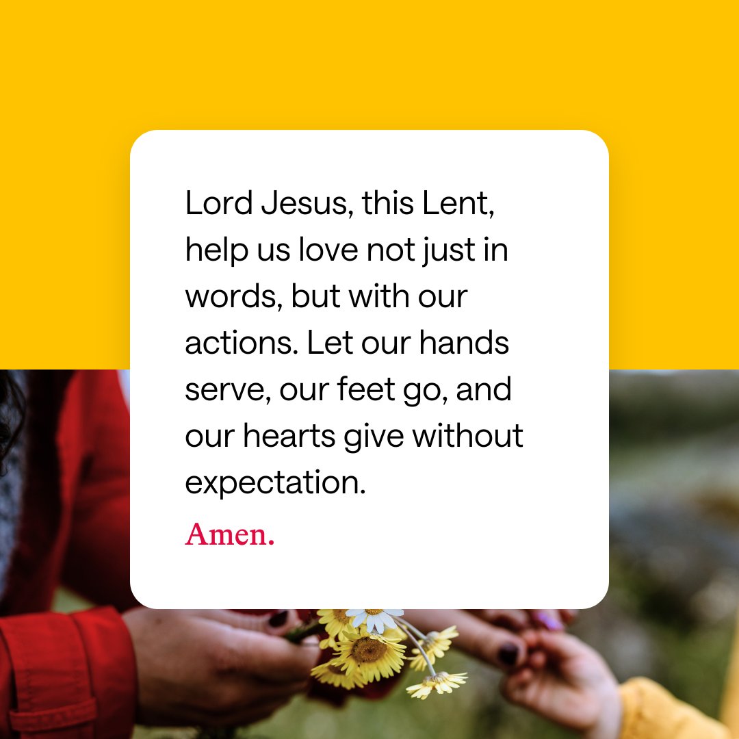 May we be filled with the joy of generosity as we serve without seeking reward and help without hesitation. ❤️