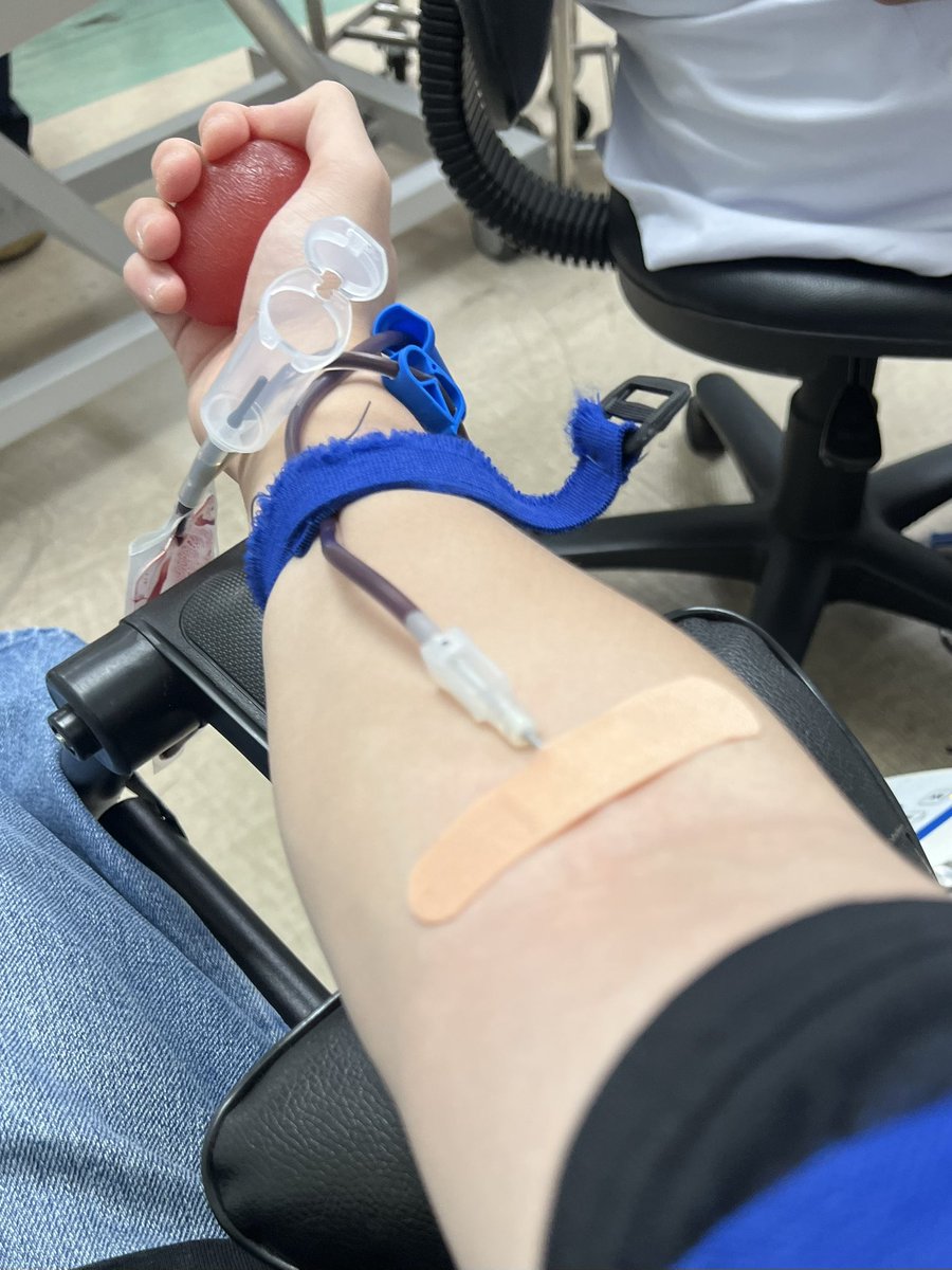 njshift1's tweet image. 2nd time donating blood