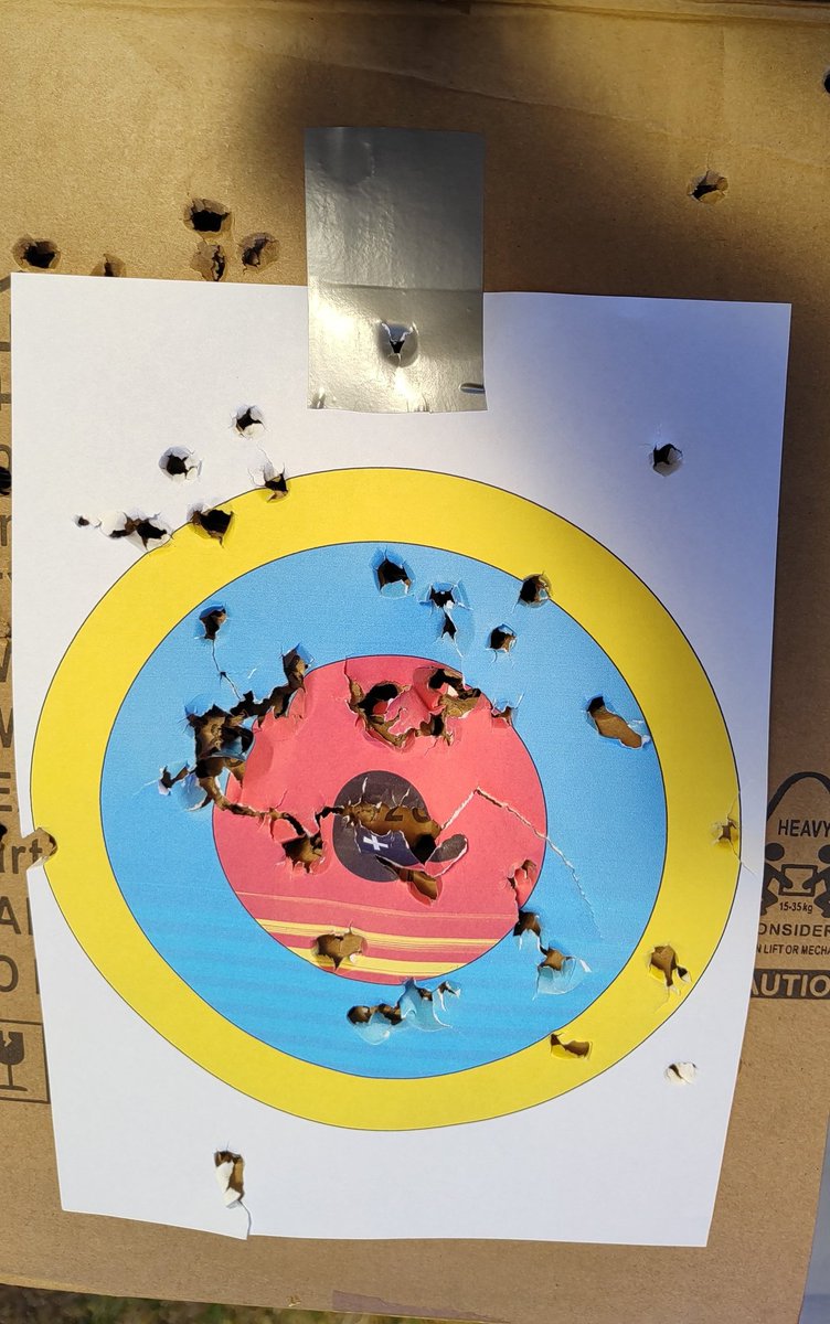 Only missed the target 🎯 a couple times this time 🤣