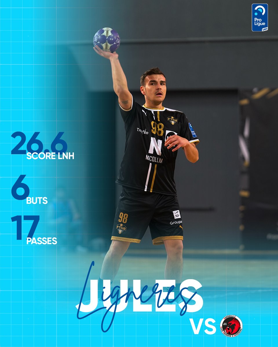 Juste un mec chill qui a fait 17 passes 😮‍💨

Jules Lignères emmène une nouvelle fois ses coéquipiers de <a href="/FTHB_Officiel/">FTHB Officiel</a> à la victoire face à Cournon 🫡

#ProLigue