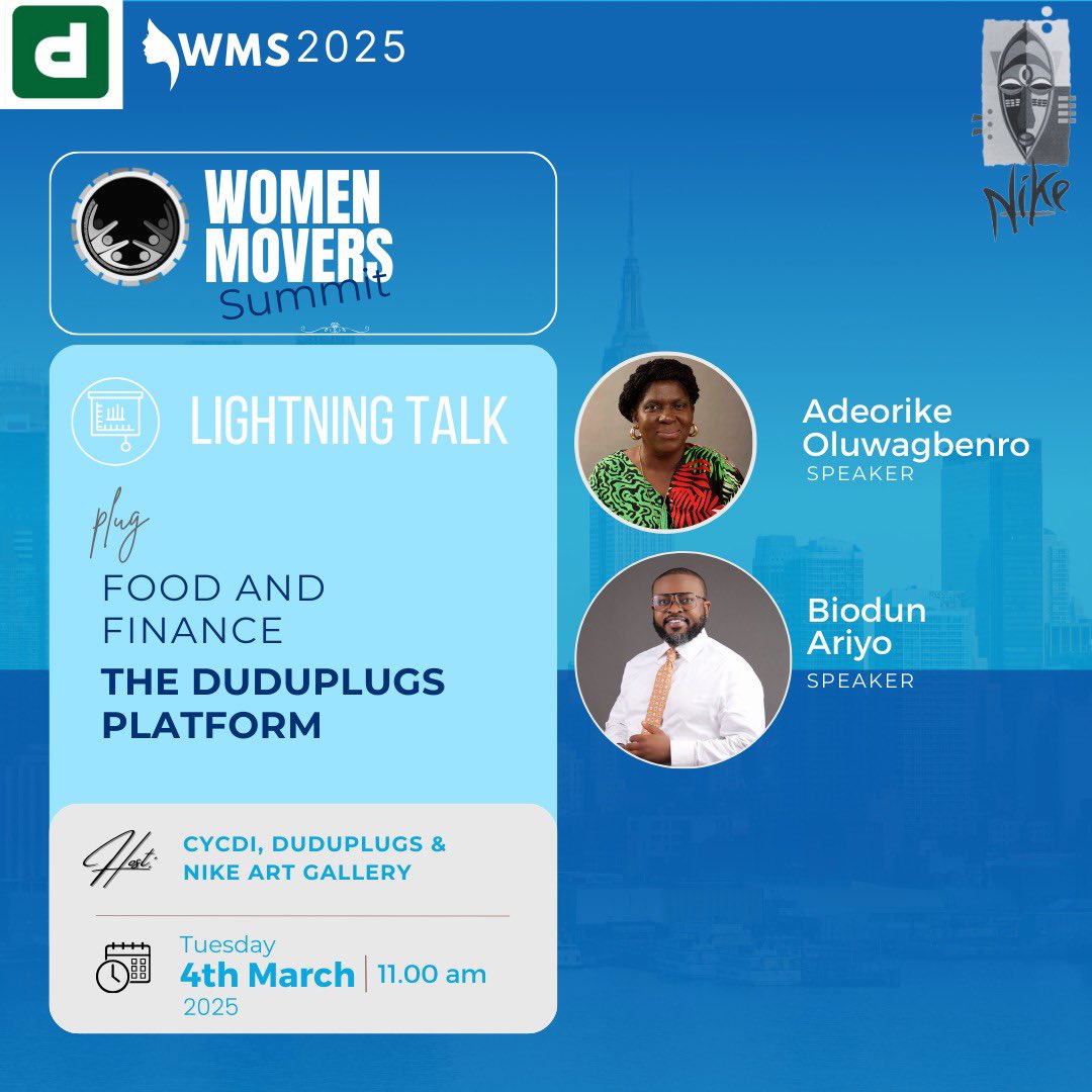 Solution17 Green (@solution17green) on Twitter photo <a href="/FolukeMichael/">Foluke Michael</a> <a href="/UN_Women/">UN Women</a> <a href="/UN_Nigeria/">United Nations Nigeria</a> <a href="/ProvidusBank/">ProvidusBank</a> <a href="/DuduPlugs/">DuduPlugs</a> <a href="/unwomenafrica/">UN Women Africa</a> <a href="/UN/">United Nations</a> <a href="/UNWomenUK/">UN Women UK</a> <a href="/jidesanwoolu/">Babajide Sanwo-Olu</a> 1/1 2 Days to Go!
We’re counting on an electrifying TED-style session at #WMS2025 –
PLUG: FOOD & FINANCE! 🎤
▪️Mrs. Aderorike Oluwagbenro (Agriculture & Food)
▪️Mr. Biodun Ariyo (Finance & Investment) <a href="/ProvidusBank/">ProvidusBank</a>
In just 10 mins, the speakers will 👇🏻
#CSW69 #WMS2025 <a href="/FolukeMichael/">Foluke Michael</a> <a href="/UN_Women/">UN Women</a> <a href="/UN_Nigeria/">United Nations Nigeria</a> <a href="/ProvidusBank/">ProvidusBank</a> <a href="/DuduPlugs/">DuduPlugs</a> <a href="/unwomenafrica/">UN Women Africa</a> <a href="/UN/">United Nations</a> <a href="/UNWomenUK/">UN Women UK</a> <a href="/jidesanwoolu/">Babajide Sanwo-Olu</a> 1/1 2 Days to Go!
We’re counting on an electrifying TED-style session at #WMS2025 –
PLUG: FOOD & FINANCE! 🎤
▪️Mrs. Aderorike Oluwagbenro (Agriculture & Food)
▪️Mr. Biodun Ariyo (Finance & Investment) <a href="/ProvidusBank/">ProvidusBank</a>
In just 10 mins, the speakers will 👇🏻
#CSW69 #WMS2025
