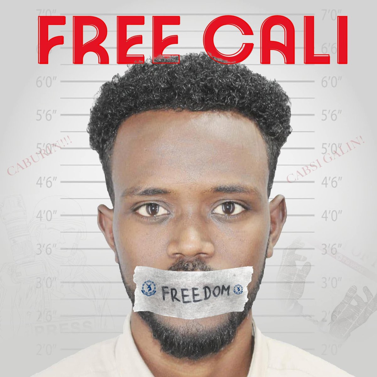 saabir26's tweet photo. Cali aadan ma Waxaa lagu heesta maxaa usheegtay qatarta taagan?
#freecali https://t.co/3BWGRR5Bh5