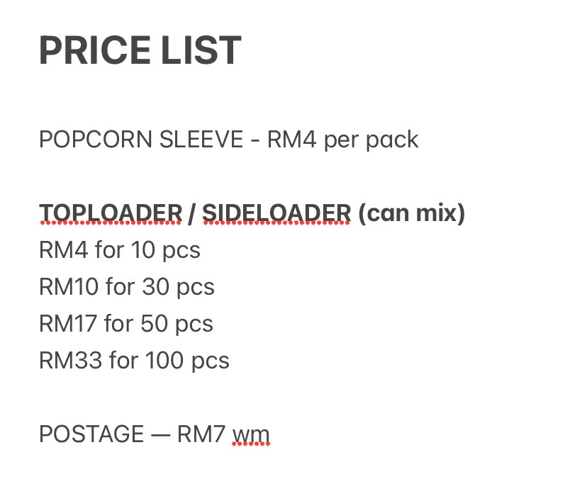minnistudio_'s tweet photo. wts onhand toploader / sideloader / popcorn sleeve

price list refer picture two

#pasarNCT #pasarTREASURE #pasarSKZ #pasarseventeen #pasarENHYPEN #pasartxt #pasartheboyz #pasaraespa #pasarBlackpink #pasarNewJeans #pasarITZY https://t.co/8X3Hw0xhww