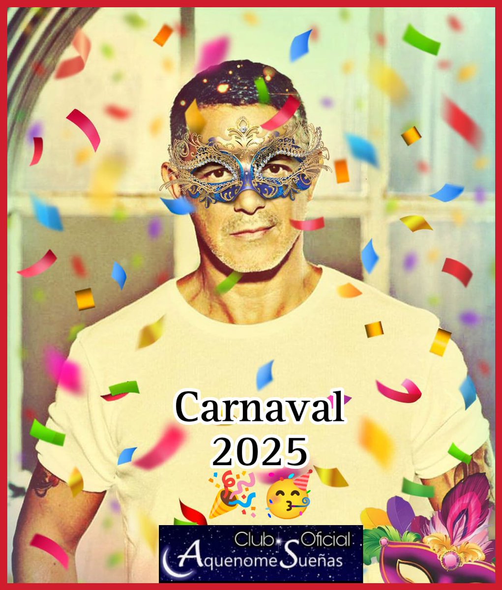 AQueNoMeSuenAS's tweet photo. Cuéntanos, ¿te gustan estas fiestas de carnaval? ¿te disfrazas?

#Carnaval2025 #AquenomeSueñas #AlejandroSanz #Fiestas @AQueNoMeSuenAS https://t.co/rTdSzwteu1
