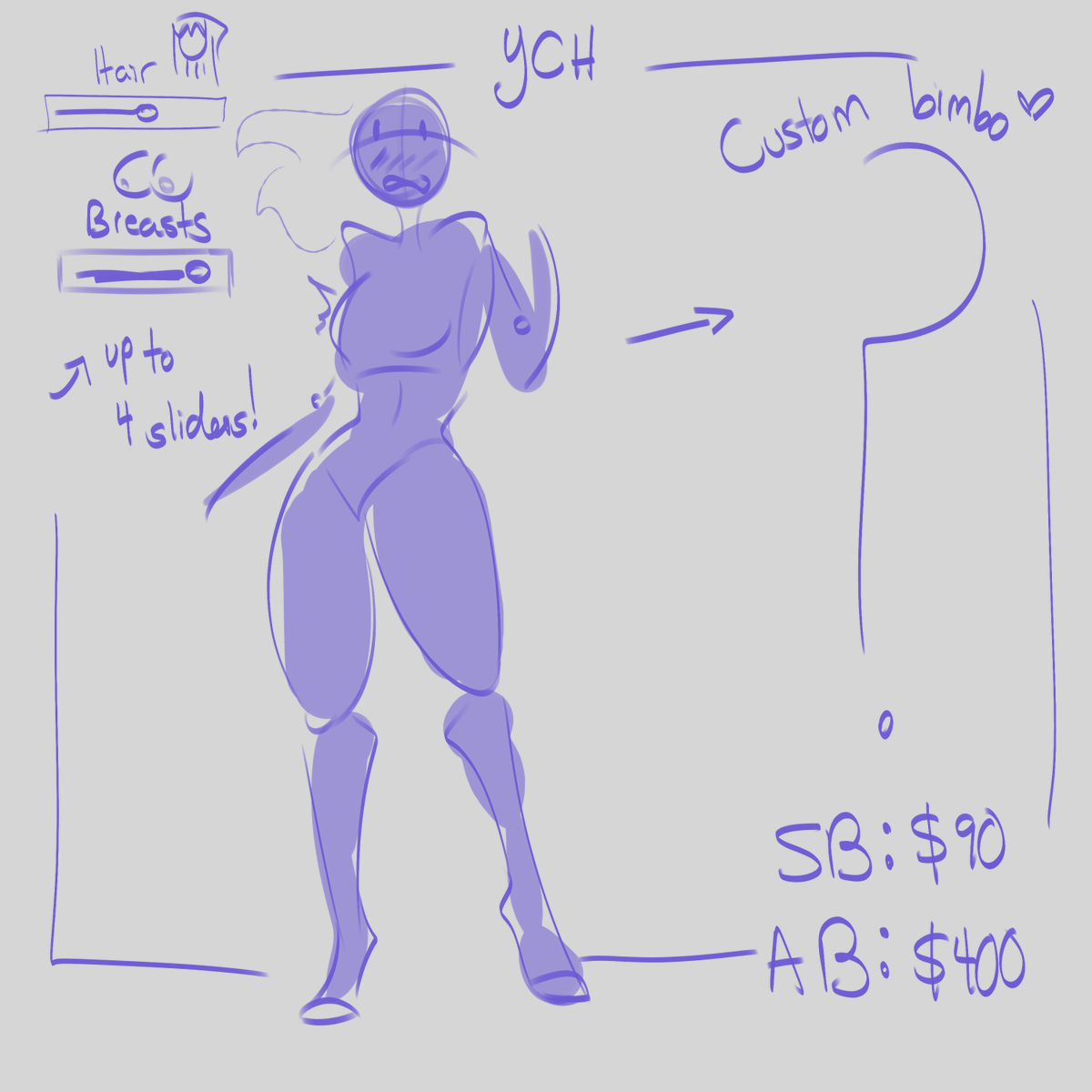slimemech's tweet photo. new YCH! wanna be a bimbo? ;>

bid below! https://t.co/hBeRG16uzq