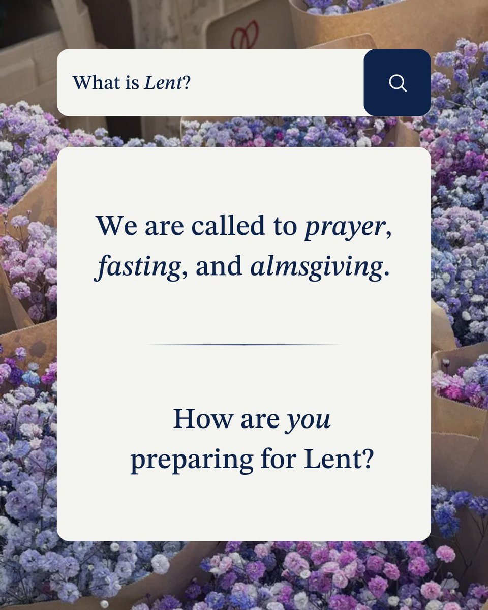 AbideApp's tweet image. ✨ What is Lent? ✨

Lent is a 40-day season of reflection, prayer, and spiritual renewal leading up to Easter. It’s a time to grow closer to God, inspired by Jesus’ time in the wilderness. How are you preparing your heart this season?

#WhatIsLent #LentJourney #FaithReflection