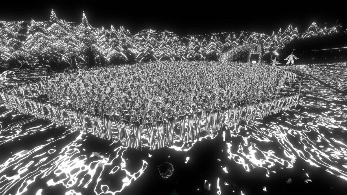 torazo_vr's tweet image. #World_紹介_Resonite #mmc25  
無事に公開できてたみたいでとっても嬉しい! 
海外のお友達のゲームワールドです
「Drum - MMC25」 by Spartanfox 
すべて1人で制作してて個人的にたいへんツボ.
邪悪なカルトの手によって村が滅ぼされた恐ろしいインタラクティブストーリー. 
湖近くの太鼓を探して...