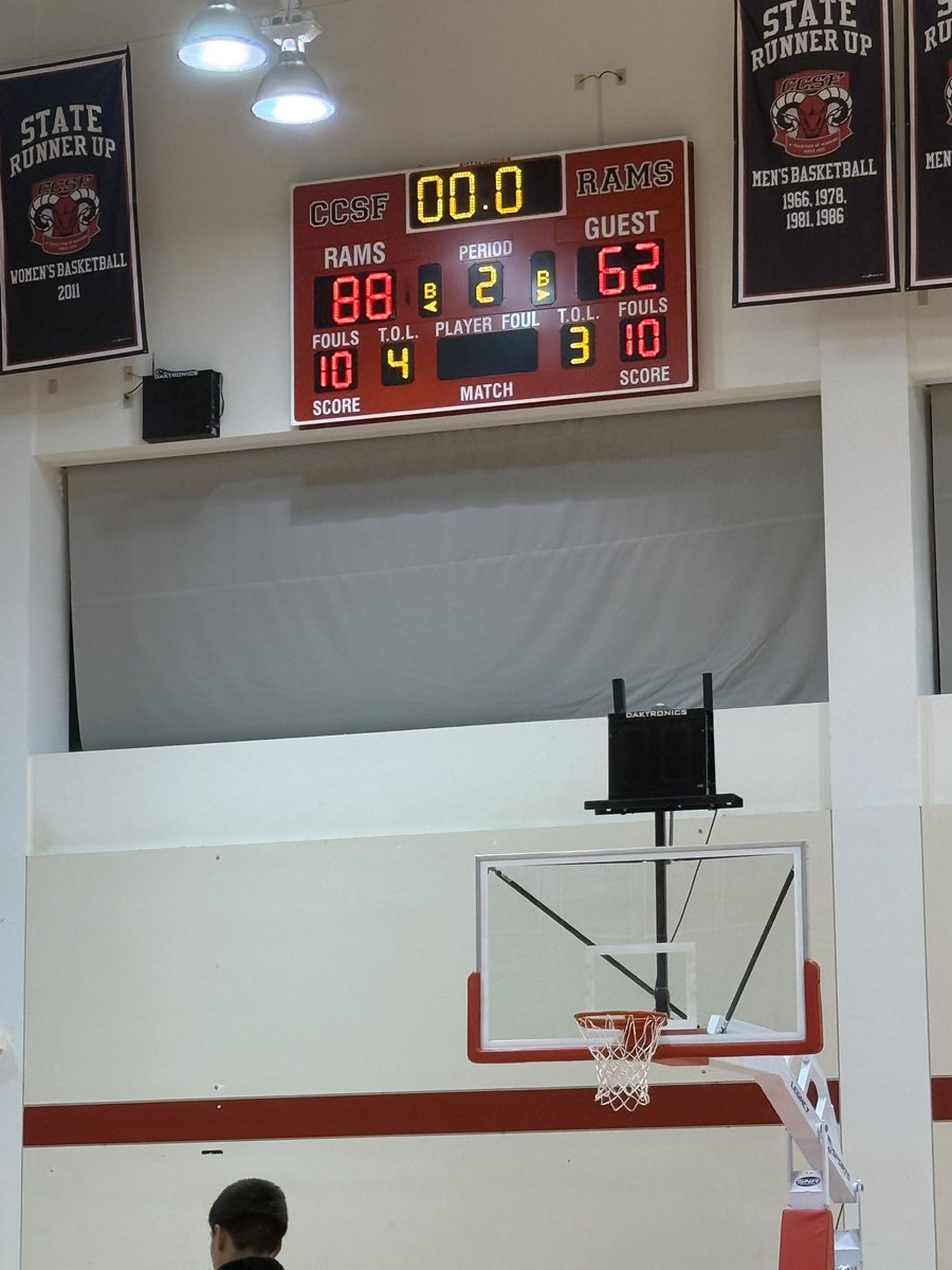 CCSFMBB's tweet photo. Rams advance to the @CCCMBCA #Sweet16 with a 88-62 win over Fresno City. The Rams will advance to play San Jose City next Saturday night (3/8) in the Wellness Center.
R.Spears 16pts
V.Oliveria 13pts
M.Amos 12pts,
R.Mitchell Jr & K.Wilhite 11pts.
#RollonRams🤘 https://t.co/jkd4HtwmYm