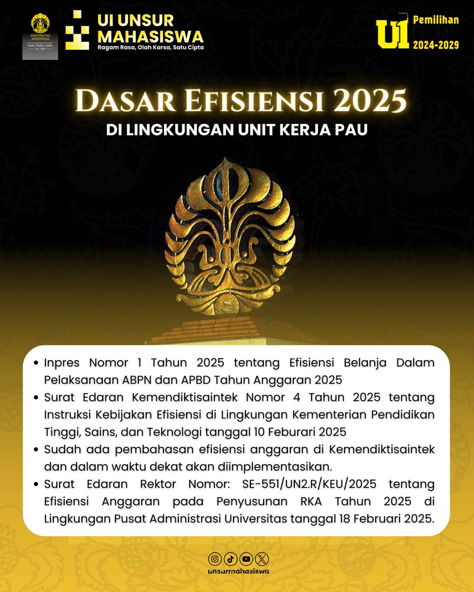 unsurmahasiswa's tweet image. #universitasindonesia