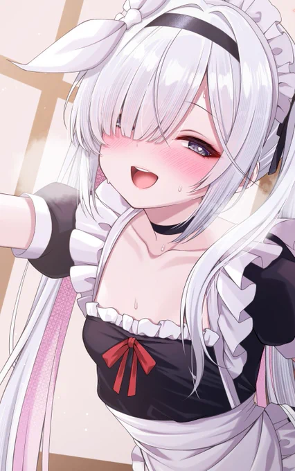 メイドプラナちゃんを後ろから 