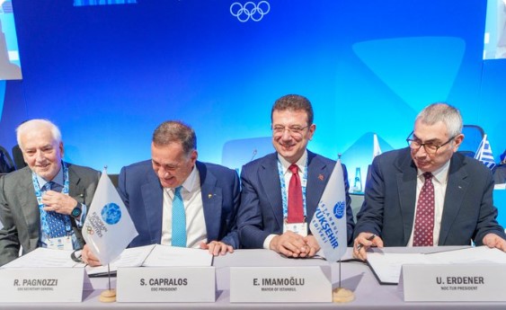 HistoriasdlosJJ's tweet photo. Ya es oficial: #Estabul organizará los Juegos Europeos de 2027. El Ayuntamiento de la ciudad, el Comité Olímpico Turco y los Comités Olímpicos Europeos han sellado el compromiso. Será la cuarta edición de estos Juegos #EuropeanGames https://t.co/dNiYw3qZrE