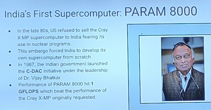 KiranKS's tweet image. How many of you have heard of Dr. Vijay Bhatkar? 
#SuperComputer