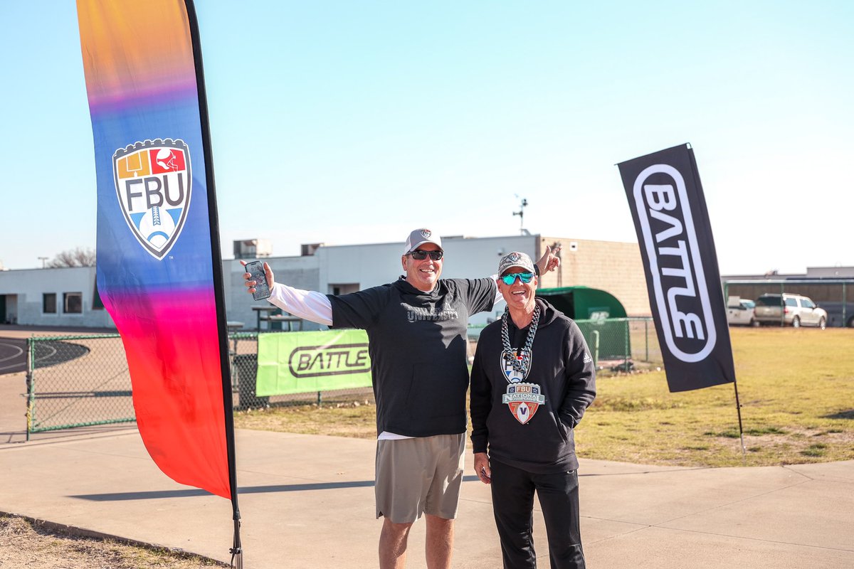 A new chapter begins today at FBU National 7v7 in Dallas <a href="/stevequinnFBU/">steve quinn</a> <a href="/ErikRichardsUSA/">Erik Richards</a> #PathToNaples #ElevateYourGame