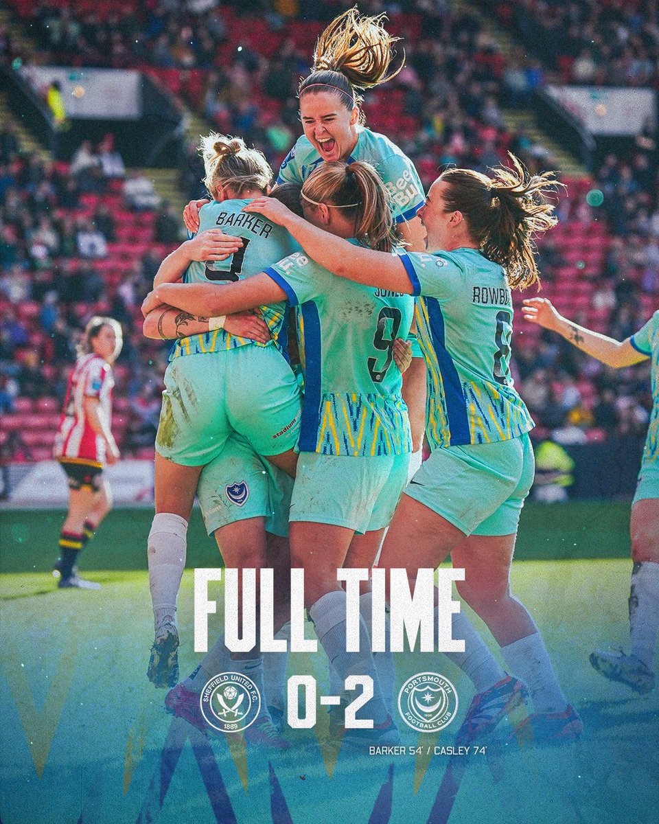 OUR FIRST <a href="/BarclaysWC/">Wc</a> WIN! 🤩💙

#Pompey