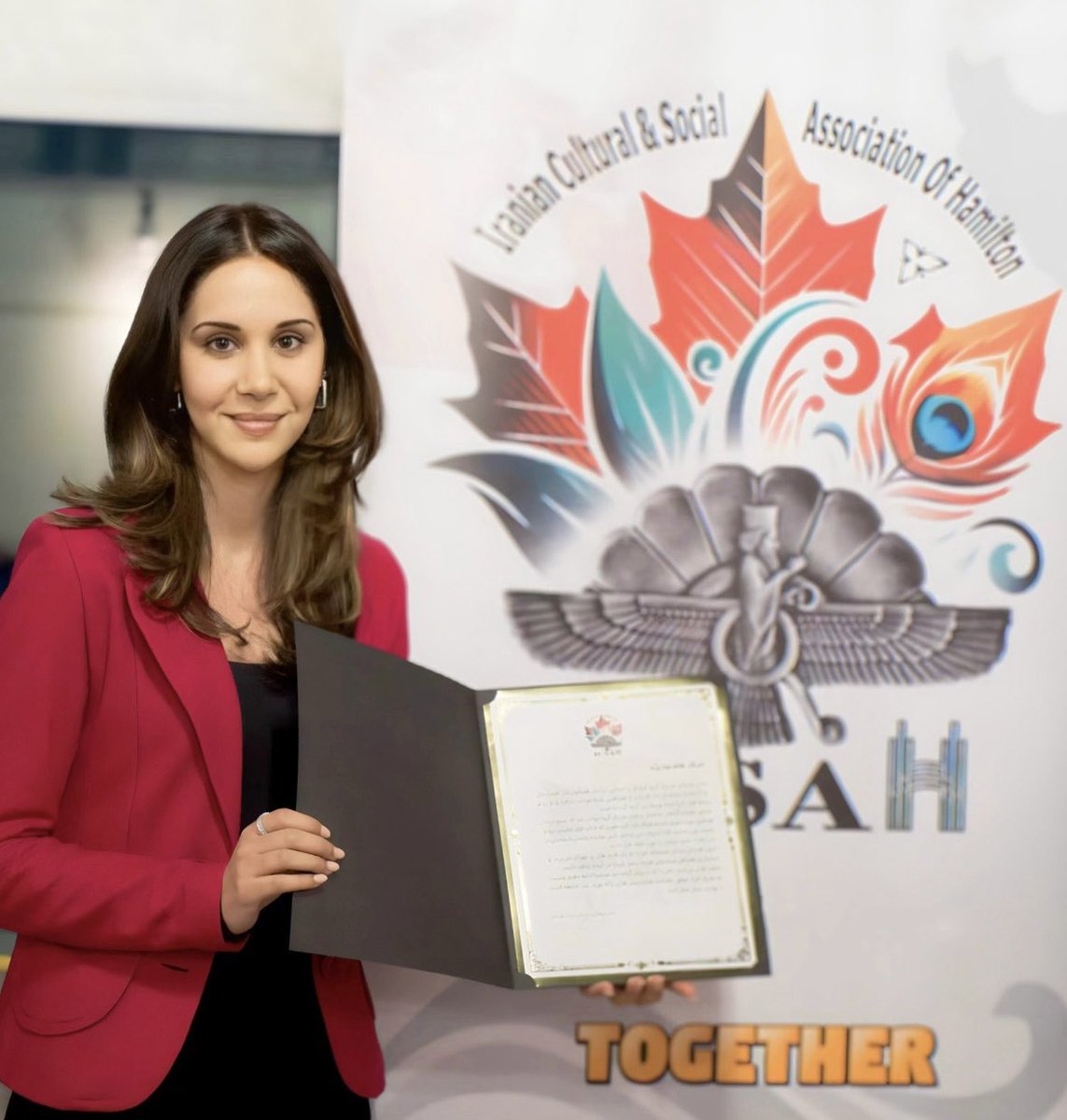 Thank you to the Hamilton Persian Association for the kind acknowledgement at the Community Service &amp; Sponsors Gala.

Supporting and uplifting one another is how communities prosper. I'm grateful to the Association for all that they do to bring people our together. 💚🤍❤️
