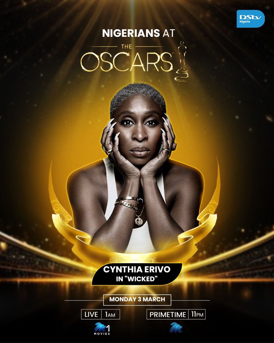 DStvNg's tweet photo. All eyes on our own! ๐๐ณ๐ฌ
Nigerians are making history at the Oscars, and weโre cheering them on all the way! Tune in LIVE on DStv and letโs celebrate together!
#OscarsOnDStv #RootingForNaija #ProudlyNigerian https://t.co/2jHdiFCpop