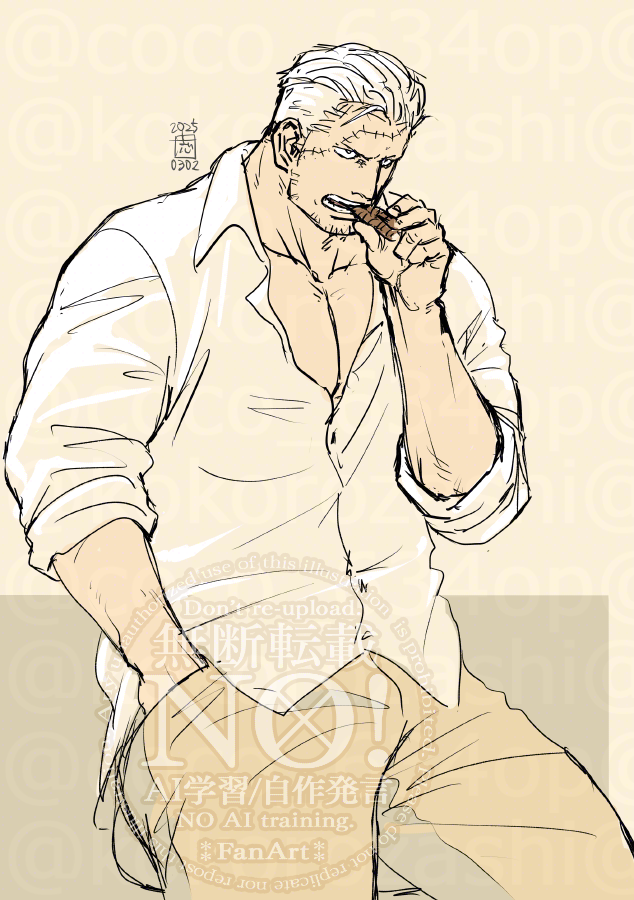 #ヒゲ版深夜の真剣お絵描き60分一本勝負 
3/2お題 【オールドマネースタイル/old money style】
ご無沙汰遅刻参加で失礼します🚬
上流階級とか全然…ラフスタイル