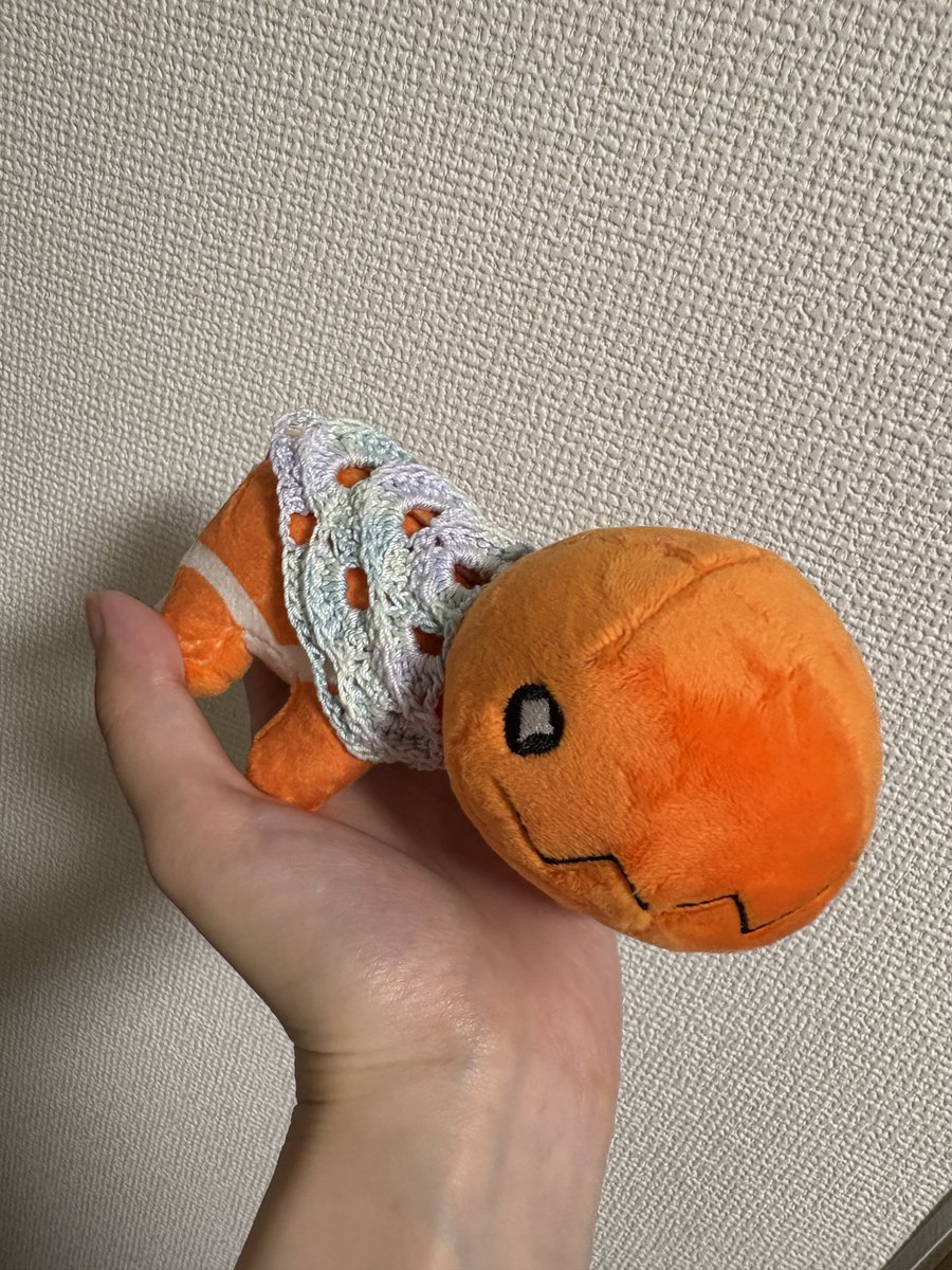 ショール？ブランケット？を編みました
かわいいね