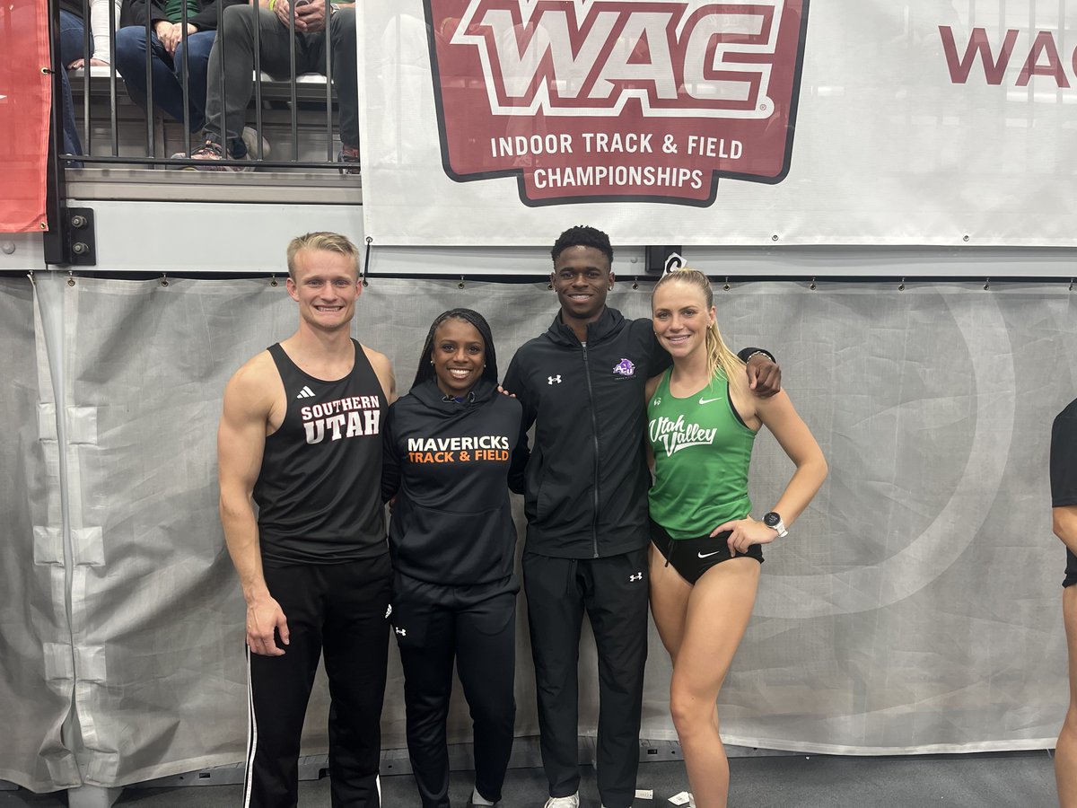 WAC SAAC (@wacsaac) on Twitter photo WAC SAAC π€ #WACitf
Congratulations to Jared, Mikeya, Horatio, and Oakley on a great championship!
<a href="/SUUTFXC/">SUU T&F/XC π₯</a> | <a href="/UTAMavsTFXC/">UTA Track&Field/XC</a> | <a href="/ACU_TFXC/">ACU Track & XC</a> | <a href="/UVUtfxc/">UVU Track & Field / XC</a> WAC SAAC π€ #WACitf
Congratulations to Jared, Mikeya, Horatio, and Oakley on a great championship!
<a href="/SUUTFXC/">SUU T&F/XC π₯</a> | <a href="/UTAMavsTFXC/">UTA Track&Field/XC</a> | <a href="/ACU_TFXC/">ACU Track & XC</a> | <a href="/UVUtfxc/">UVU Track & Field / XC</a>