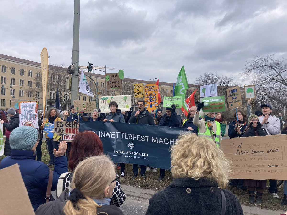 Astrid Bialluch-Liu (@bialluchliu) on Twitter photo 🌳 Starkes Zeichen für den Erhalt der Bäume am Te-Damm! Hunderte haben heute gegen die sinnlose Abholzung protestiert – mehr Grün statt Asphalt! Dank an <a href="/baumentscheid/">Baumentscheid</a> , Changing Cities, ADFC, Omas for Future, & viele mehr für die Orga! Gemeinsam kämpfen wir weiter 🌳💚💪🏽 🌳 Starkes Zeichen für den Erhalt der Bäume am Te-Damm! Hunderte haben heute gegen die sinnlose Abholzung protestiert – mehr Grün statt Asphalt! Dank an <a href="/baumentscheid/">Baumentscheid</a> , Changing Cities, ADFC, Omas for Future, & viele mehr für die Orga! Gemeinsam kämpfen wir weiter 🌳💚💪🏽