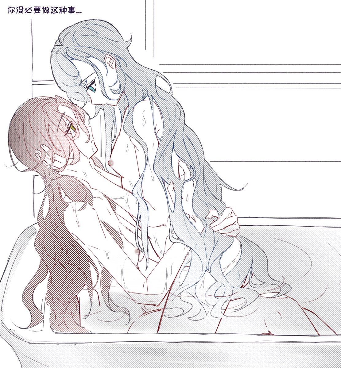 🐙🐬自行脑补，最近老有种画不出来的无力感