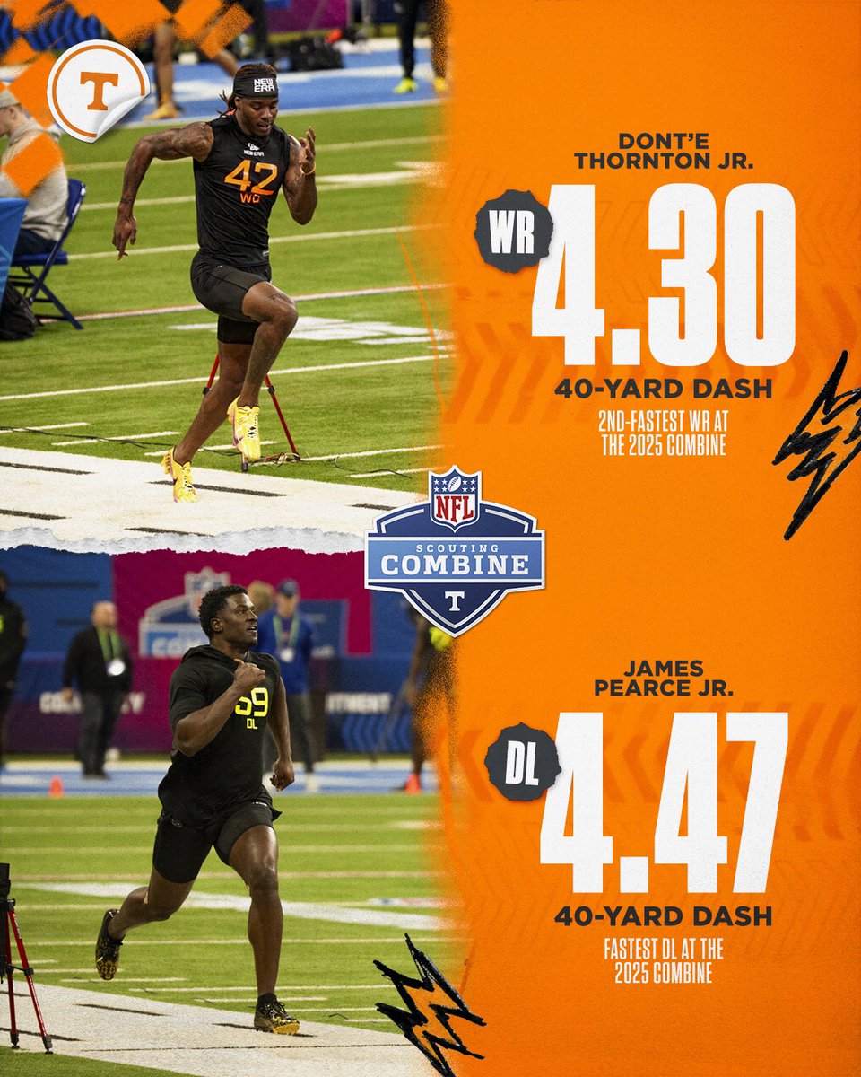 Vol_Football's tweet image. lightning struck twice ⚡️⚡️

#NFLCombine on @nflnetwork

#GBO 🍊