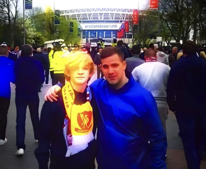 Anthony Gordon outside Wembley in two weeks