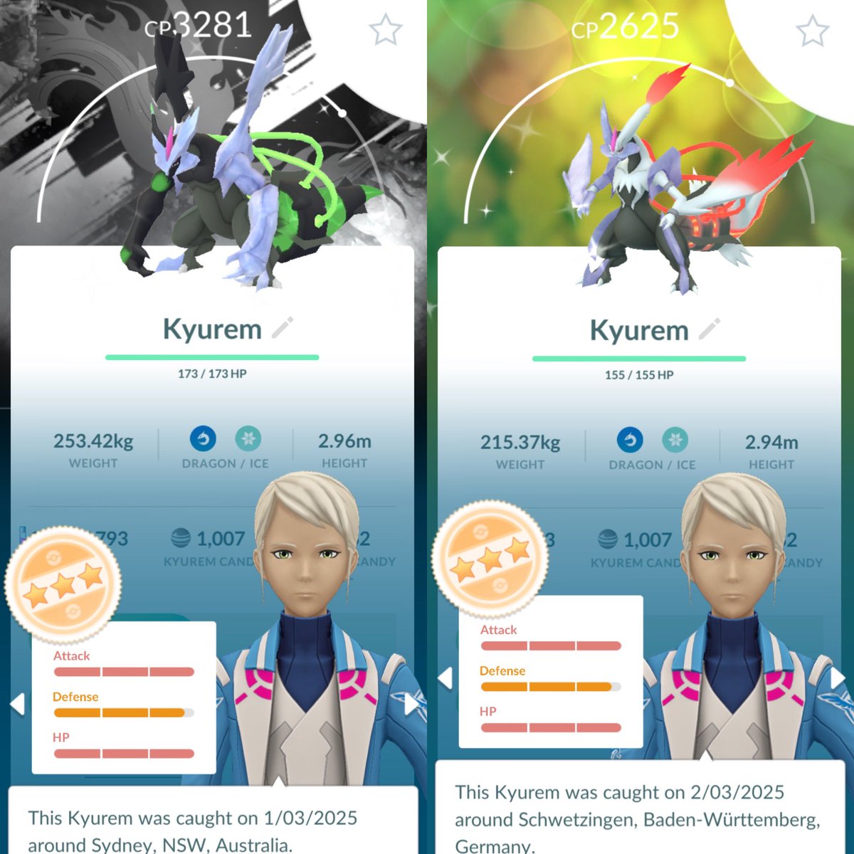 What an action packed weekend. Unfortunately no hundo but did manage to get this pair of shinty-eights. 
Thank you for all the raids friends. It’s been a blast. 
And now. Time to sleep 😴 🛌