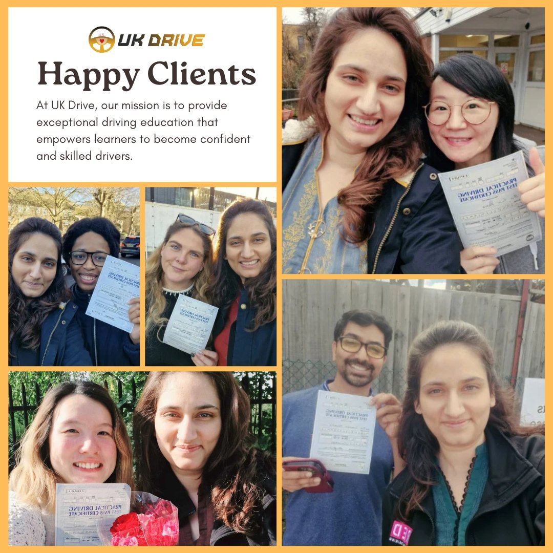 ukdrive0's tweet photo. At UK Drive, we ensure every client leaves happy, confident and road-ready 🛣️ 
Visit https://t.co/oq8LoHAQEm or contact us at contact@ukdrive.uk to start your journey today!
.
.
#DriveWithConfidence
#UKDrive https://t.co/ahoTSzULxw