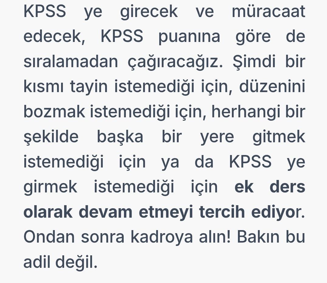 Bir önceki bakan nasıl ki kabul etmesiyle bu durumu sizin de kabul etmemeniz gerekirdi sayın bakanım <a href="/MahinurOzdemir/">Mahinur Özdemir Göktaş</a> 
<a href="/LemanYenigunAk/">Leman Yenigun</a> 
<a href="/isikhanvedat/">Prof. Dr. Vedat Işıkhan</a> 
<a href="/RTErdogan/">Recep Tayyip Erdoğan</a> 
#AileYılındaLiyakatYok