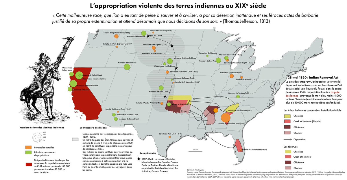 La conquête des terres indiennes aux États-Unis: histoire et mémoires #HGGSP #indian_tribes cartolycee.net/spip.php?artic…