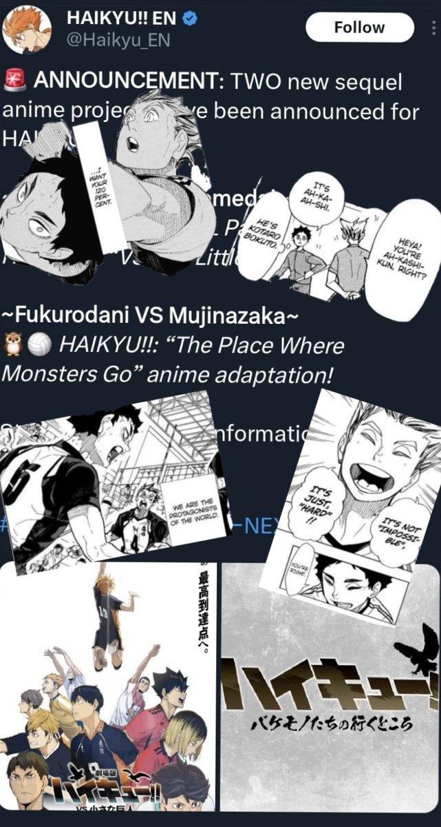 WE ARE THE PROTAGONISTS OF THE WORLD!! GIVE ME YOUR 120%% IT'S NOT IMPOSSIBLE, JUST HARD!! BOKUAKA FIRST MEETING, THE IDLE FLEETING THOUGHT HE WAS A STAR CROSSED MY MIND, YOUR SETS ARE THE BEST!! TASK FOCUS, AKAASHI CRYING AND THEN LAUGHING AFTERWARDS- ALL ANIMATED!!