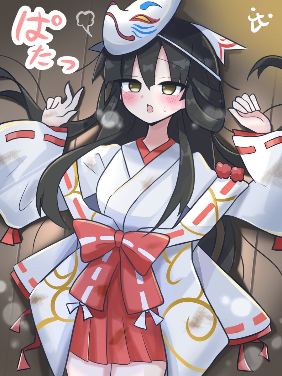ヒメユリちゃん、力を使い果たしたら第一形態に戻ってくれると私が嬉しい♡（本来の姿は九尾モードだけど）
#にゃんこ大戦争
